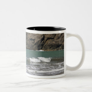 Caneca De Café Em Dois Tons OR, Costa do Oregon, Praia Whaleshead, Sul