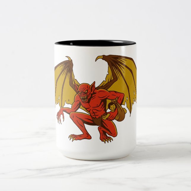 Caneca De Café Em Dois Tons Orang Bati (Centro)