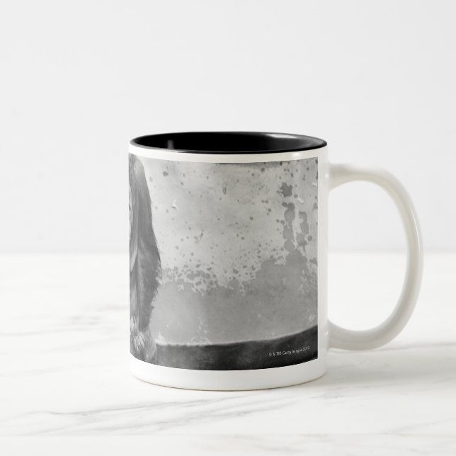 Caneca De Café Em Dois Tons Orangotango (Direita)