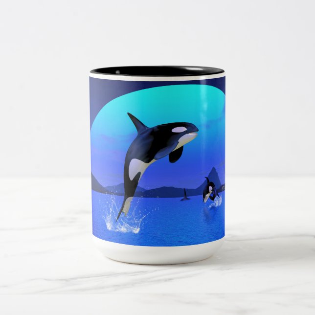 Caneca De Café Em Dois Tons Orca 1 (Centro)