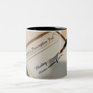 Caneca De Café Em Dois Tons Ordens do Médico: Café e Saúde