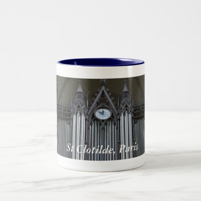 Caneca De Café Em Dois Tons Órgão da rua Clotilde, Paris (Centro)