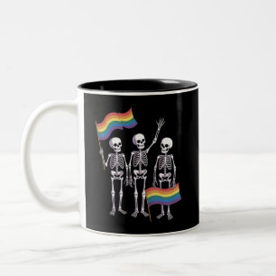 Caneca De Café Em Dois Tons Orgulho Direitos LGBT Lésbica Gay Aliado LGBTQ Tra