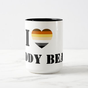 CANECA DE CAFÉ EM DOIS TONS ORGULHO DO URSO GAY EU AMO O URSO PAI
