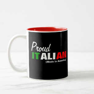 Caneca De Café Em Dois Tons Orgulho italiano