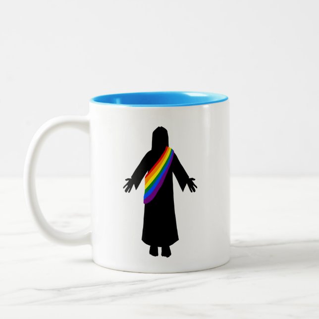 Caneca De Café Em Dois Tons Orgulho Jesus Mug (Esquerda)