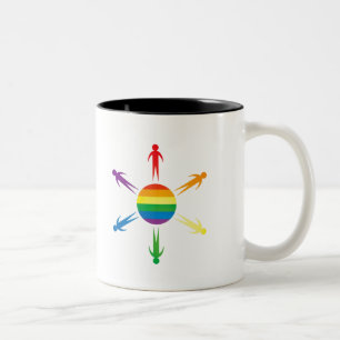 Caneca De Café Em Dois Tons Orgulho Mundial
