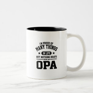 Caneca De Café Em Dois Tons Orgulhoso ser Opa