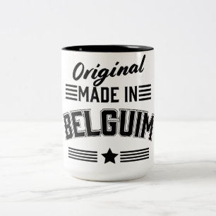 Caneca De Café Em Dois Tons Original feito na Bélgica