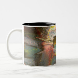 Caneca De Café Em Dois Tons Original spin art