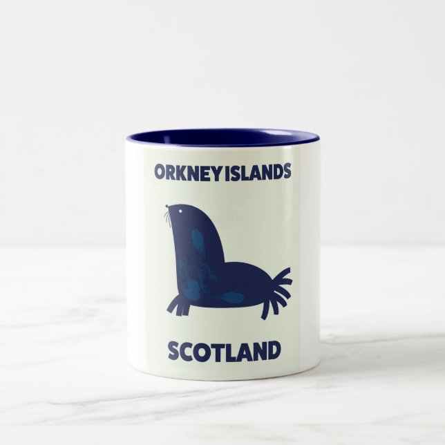 Caneca De Café Em Dois Tons Orkney Islands, Escócia (Centro)