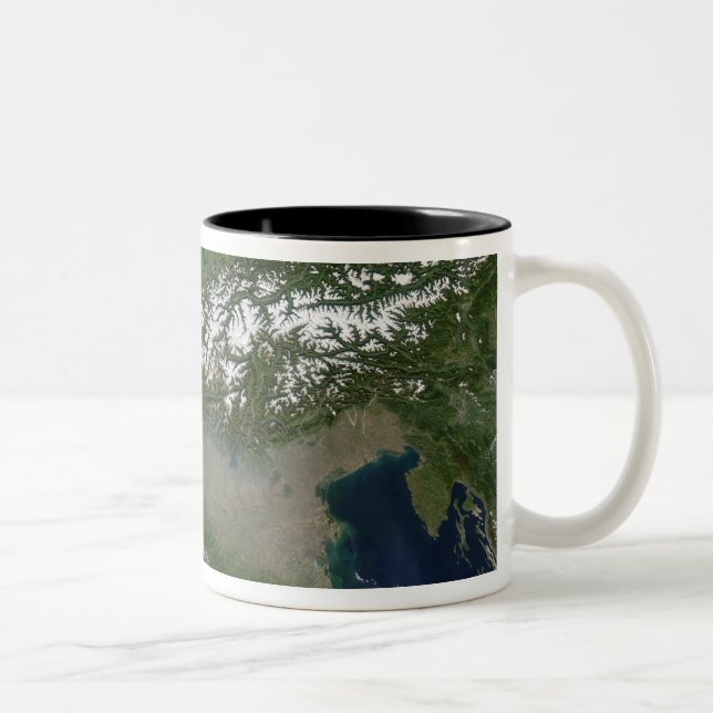 Caneca De Café Em Dois Tons Os Alpes 2 (Direita)