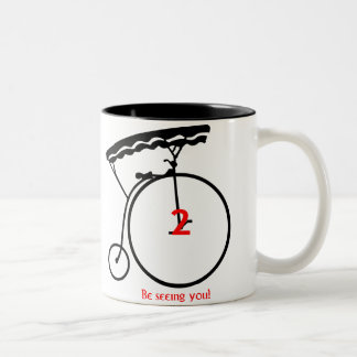 Caneca De Café Em Dois Tons os anos 60 o prisioneiro número 2" esteja