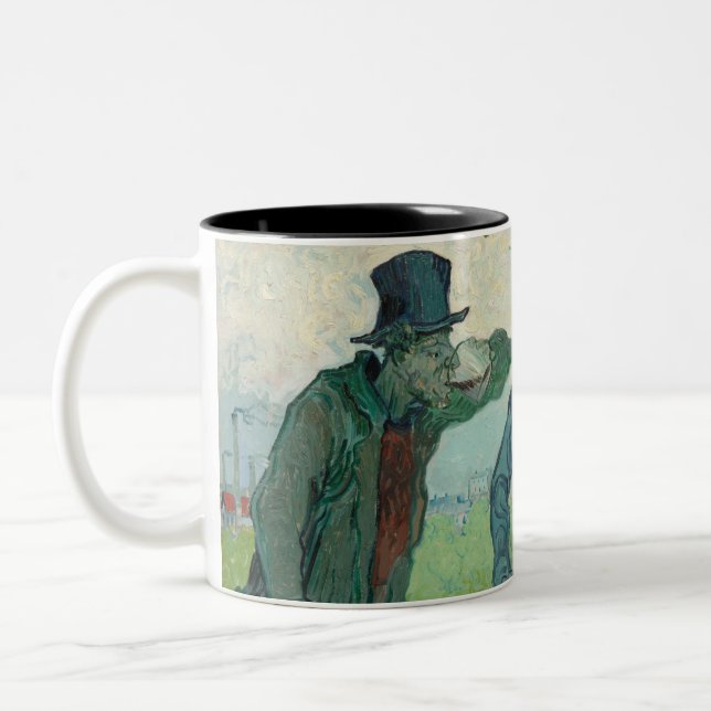 Caneca De Café Em Dois Tons "Os Bebês" - Van Gogh Art (Esquerda)