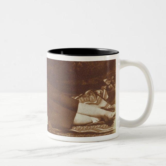Caneca De Café Em Dois Tons Os Bedfellows, c.1843-47 (impressão de papel (Direita)