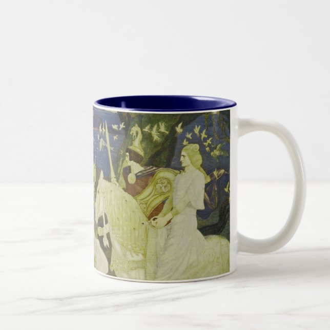 Caneca De Café Em Dois Tons Os Cavaleiros do Sidhe (Direita)