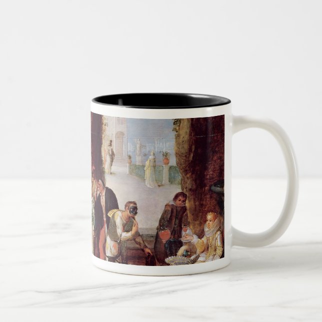Caneca De Café Em Dois Tons Os comediantes italianos (Direita)