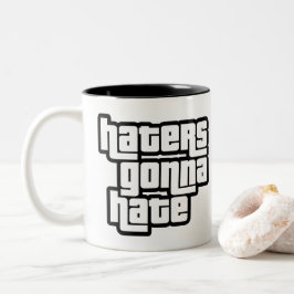 Caneca De Café Em Dois Tons Os detratores vão detestar