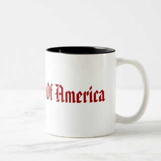 Caneca De Café Em Dois Tons Os Estados Unidos da América
