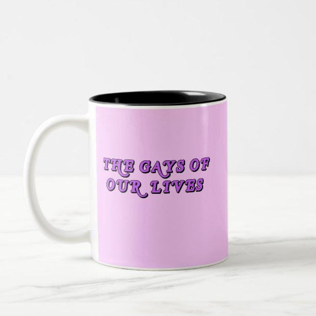 Caneca De Café Em Dois Tons Os gay de nossas vidas (Esquerda)