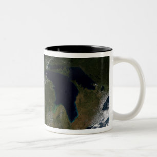 Caneca De Café Em Dois Tons Os grandes lagos