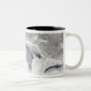 Caneca De Café Em Dois Tons Os grandes lagos 2