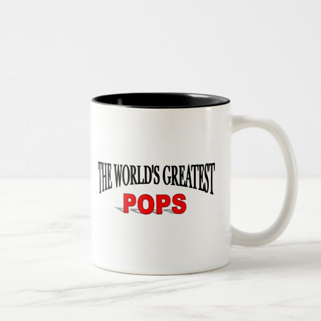 Caneca De Café Em Dois Tons Os grandes pop do mundo (Direita)