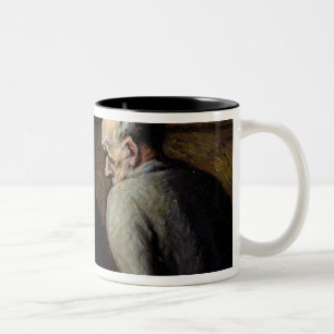 Caneca De Café Em Dois Tons Os jogadores de xadrez, c.1863-67