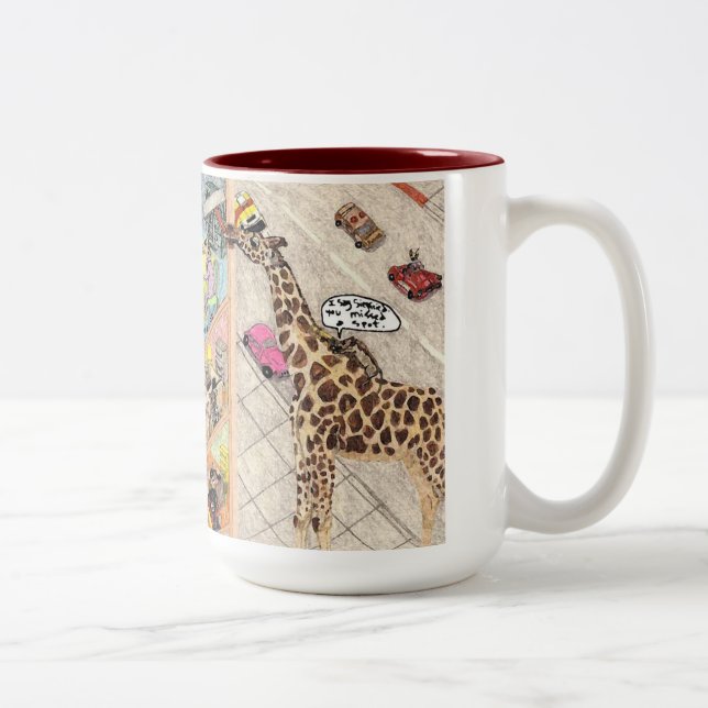 Caneca De Café Em Dois Tons Os lava-vidros (Direita)