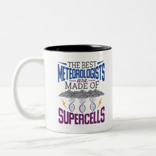 Caneca De Café Em Dois Tons Os Melhores Meteorologistas São Feitos De Supercél