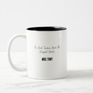 Caneca De Café Em Dois Tons Os Melhores Professores Têm Os Maiores Corações Ed