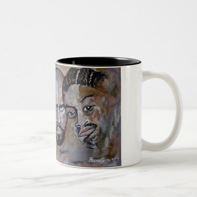 Caneca De Café Em Dois Tons Os meninos (Direita)