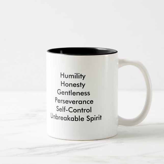 Caneca De Café Em Dois Tons Os princípios de Choi Kwang fazem (Direita)