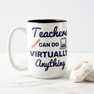 Caneca De Café Em Dois Tons Os Professores Podem Fazer Praticamente Qualquer C