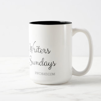 Caneca De Café Em Dois Tons os #RWChatters fazem-no em domingos