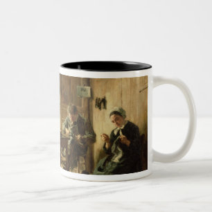 Caneca De Café Em Dois Tons Os sapateiros, 1880
