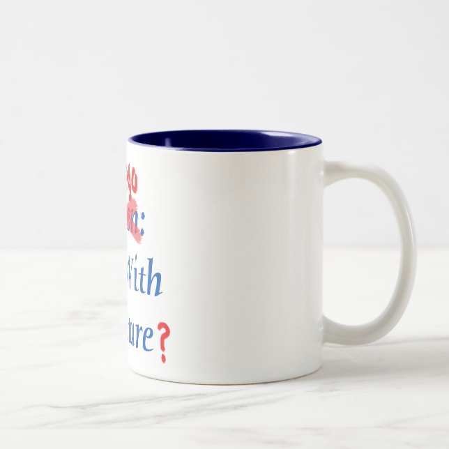 Caneca De Café Em Dois Tons Oswego: cidade com um futuro? (Direita)