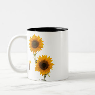 Caneca De Café Em Dois Tons Otimismo Sunlit - Sapo de Girassol