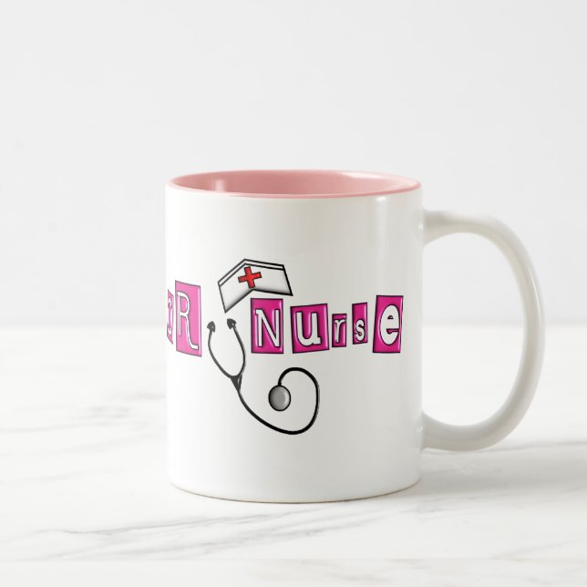 Caneca De Café Em Dois Tons OU presentes da enfermeira (Direita)