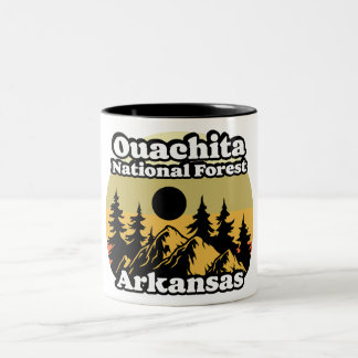 Caneca De Café Em Dois Tons Ouachita National Forest Arkansas