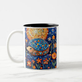Caneca De Café Em Dois Tons Ouriço Camuflado