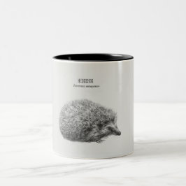 Caneca De Café Em Dois Tons 'Ouriço Drawing