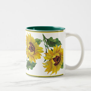 Caneca De Café Em Dois Tons Ouro Girassol