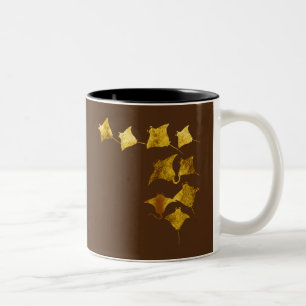 Caneca De Café Em Dois Tons Ouro Raios