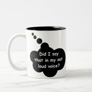 Caneca De Café Em Dois Tons OutLoudVoice