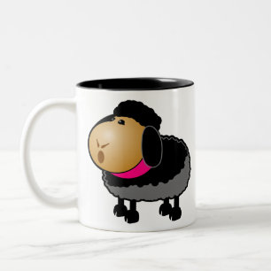 Caneca De Café Em Dois Tons Ovelhas negras