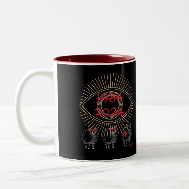 Caneca De Café Em Dois Tons Ovino 2024 (Esquerda)