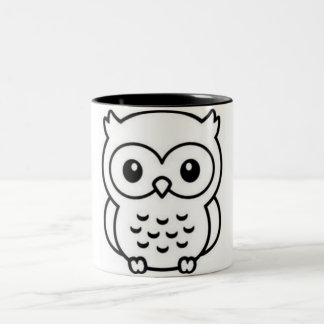 CANECA DE CAFÉ EM DOIS TONS OWL MUG