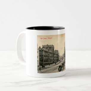 Caneca De Café Em Dois Tons Oxford, Inglaterra, Reino Unido, rua principal