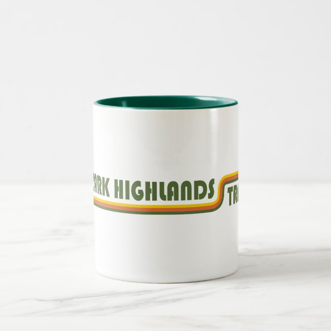 Caneca De Café Em Dois Tons Ozark Highlands Trail Arkansas (Centro)